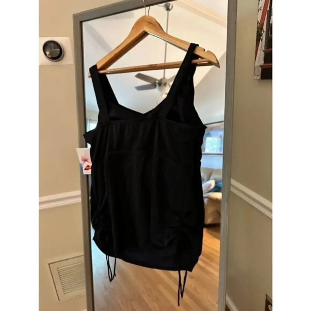 Swimsuits For‎ All Tankini Top Size 24 NWT